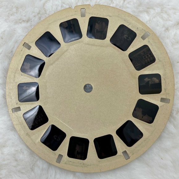 Vintage View-Master Reel 136 Washington DC Government Buildings (Hand Lettered) - Picture 3 of 5